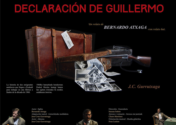 El actor Jose Cruz Gurrutxaga ha adaptado al teatro el cuento de Atxaga
