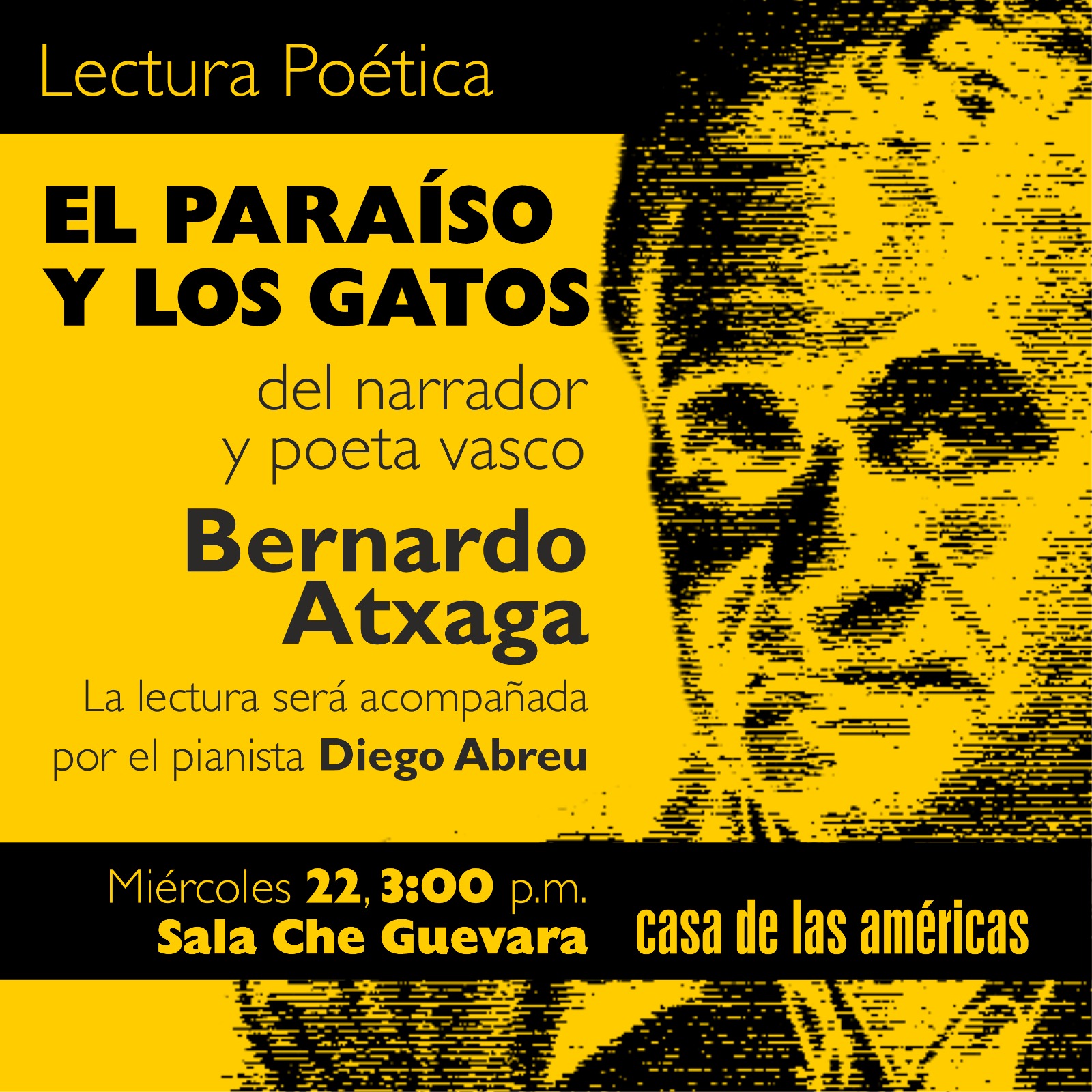 Bernardo Atxaga, invitado por la Casa de las Américas de La Habana