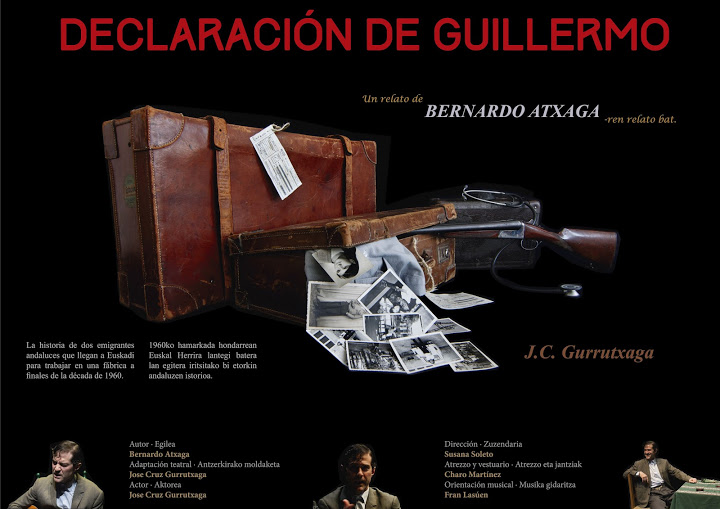 El actor Jose Cruz Gurrutxaga ha adaptado al teatro el cuento de Atxaga 